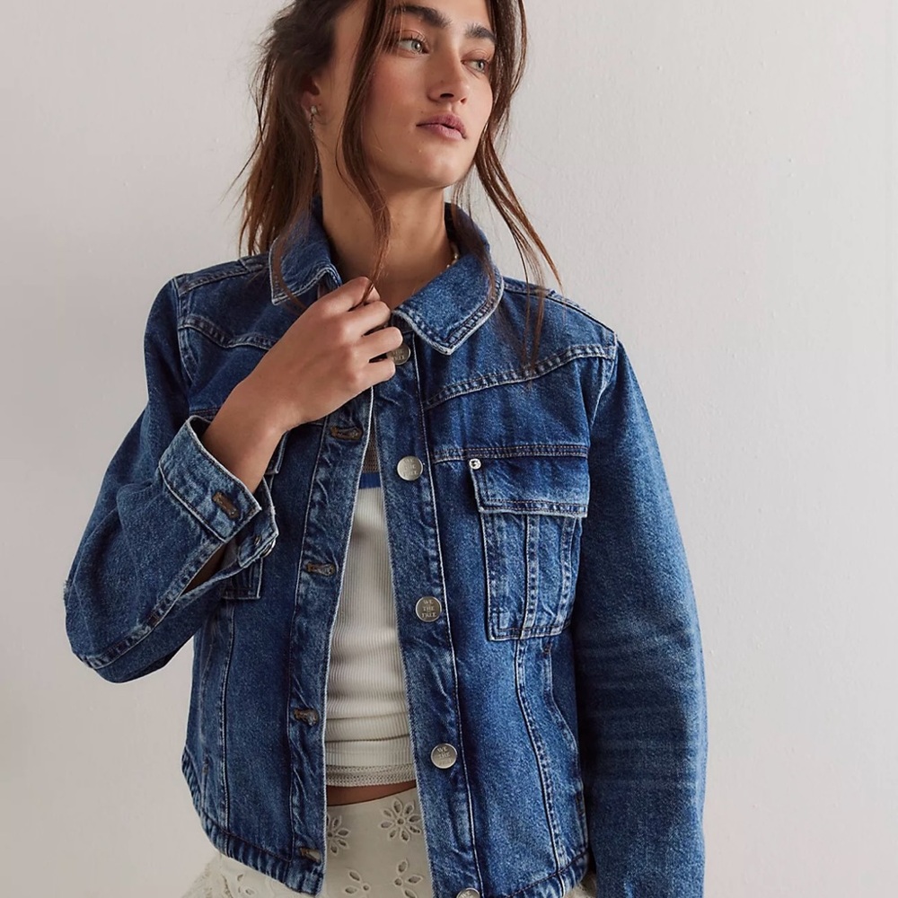 Free People Indigo Jean Jacket